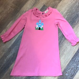 Luigi Kids pink castle dress Size 6